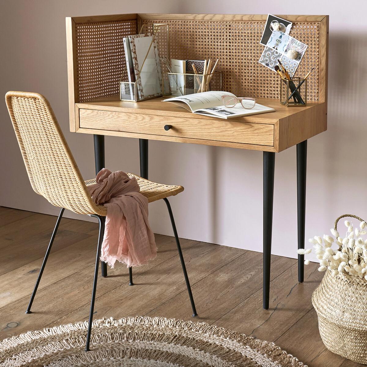 Waska Vintage Canework Desk – image 5