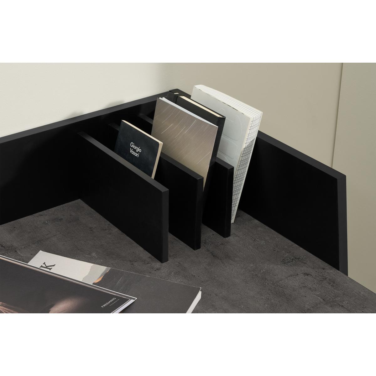 Arren Desk, Concrete Effect & Black Steel – image 5