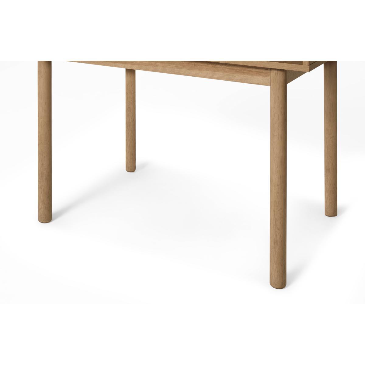 Pavia Compact Desk, Natural Rattan & Oak Effect – image 7