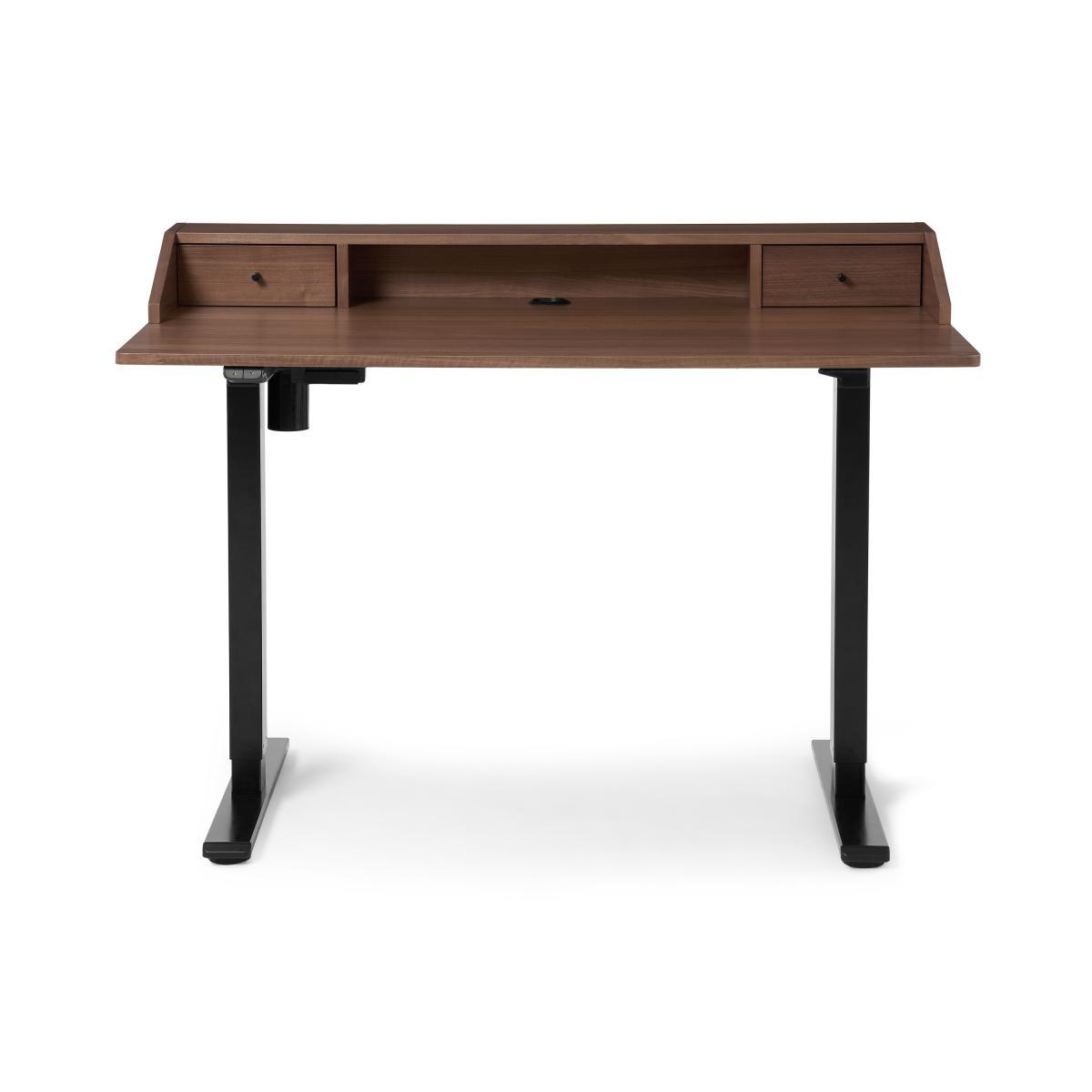 Lawford Height-Adjustable Desk, Walnut – image 2