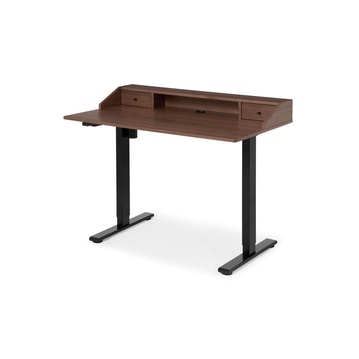Lawford Height-Adjustable Desk, Walnut – image 3