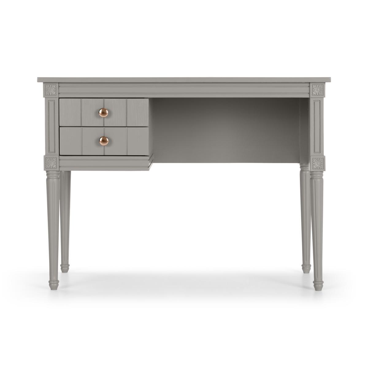 Bourbon Vintage Compact Desk, Grey – image 2
