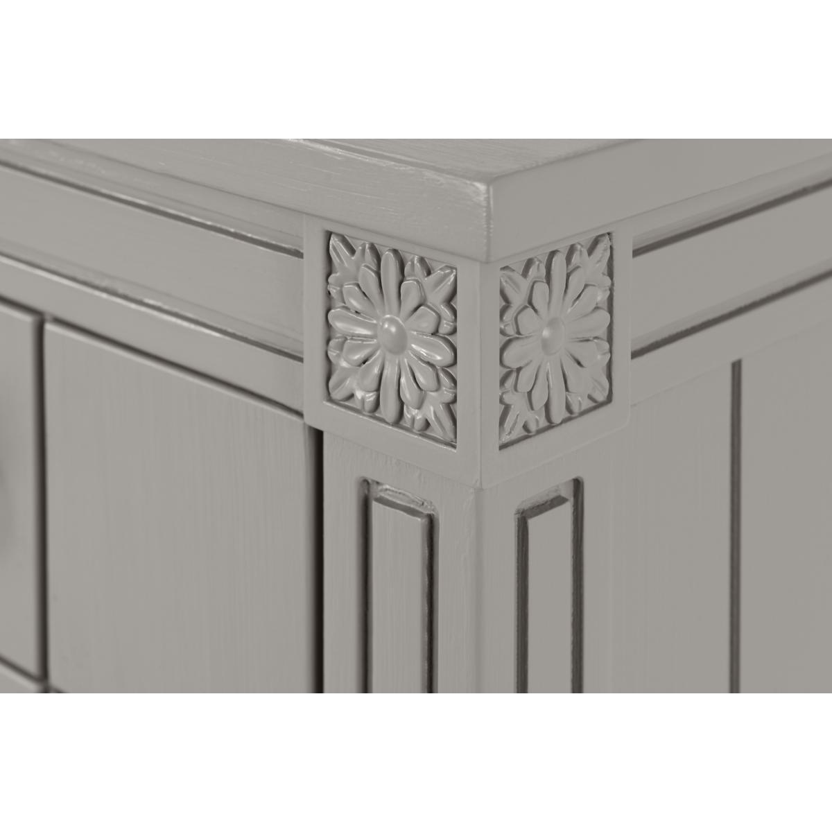Bourbon Vintage Compact Desk, Grey – image 8