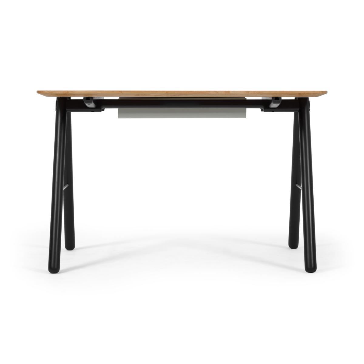 Blaise Desk, Oak and Black – image 2