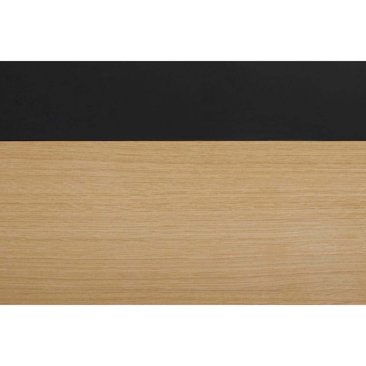 Blaise Desk, Oak and Black – image 9