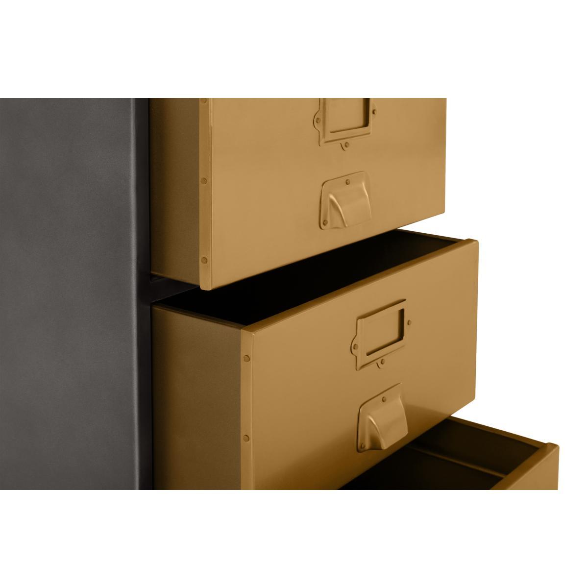 Stow Storage Desk, Vintage Brass – image 7