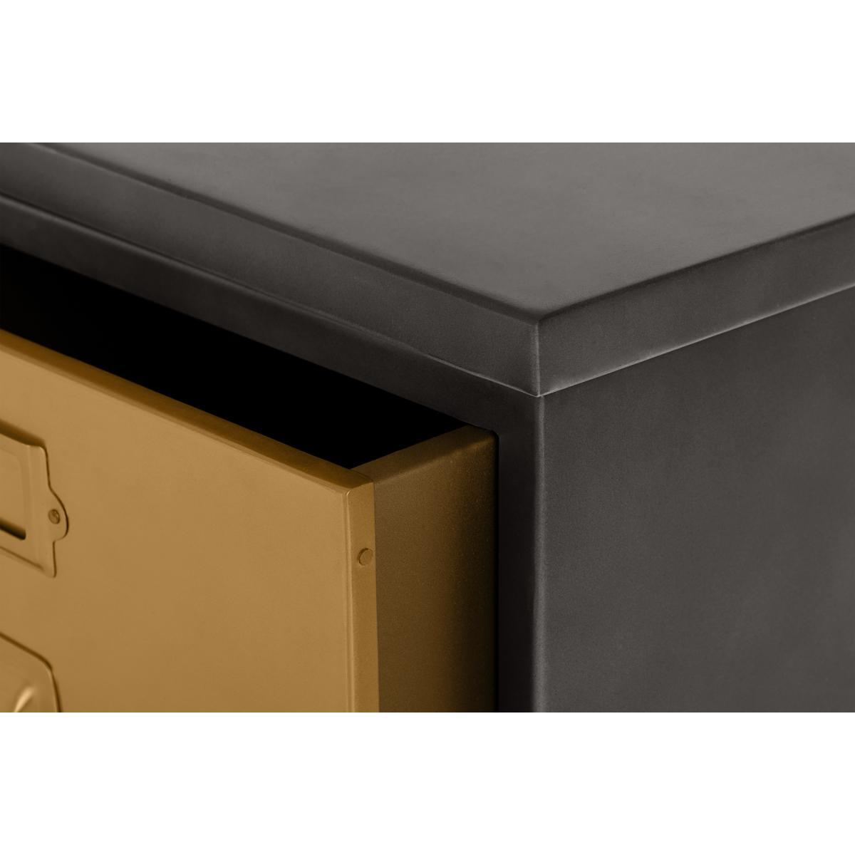 Stow Storage Desk, Vintage Brass – image 8