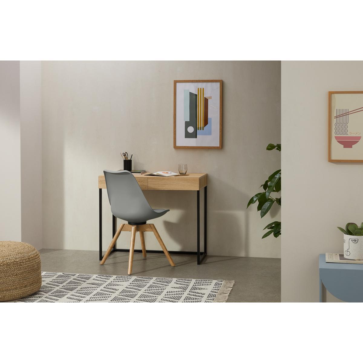 Hopkins Compact Desk, Oak Effect – image 4