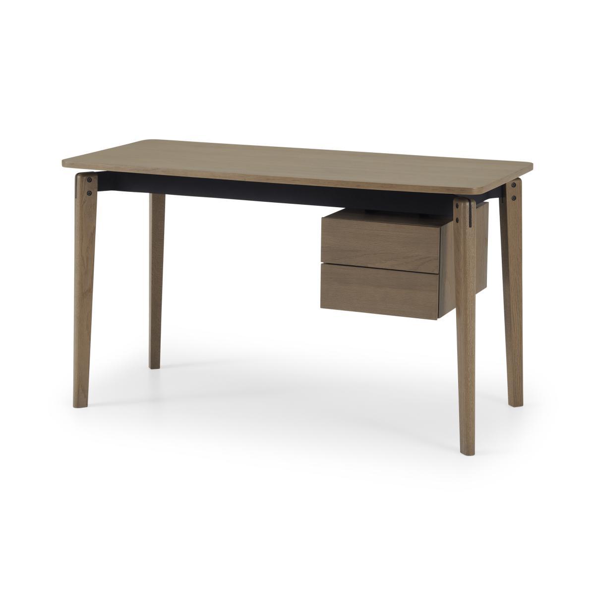 Mellor Desk, Dark Stain Oak & Textured Charcoal – image 3