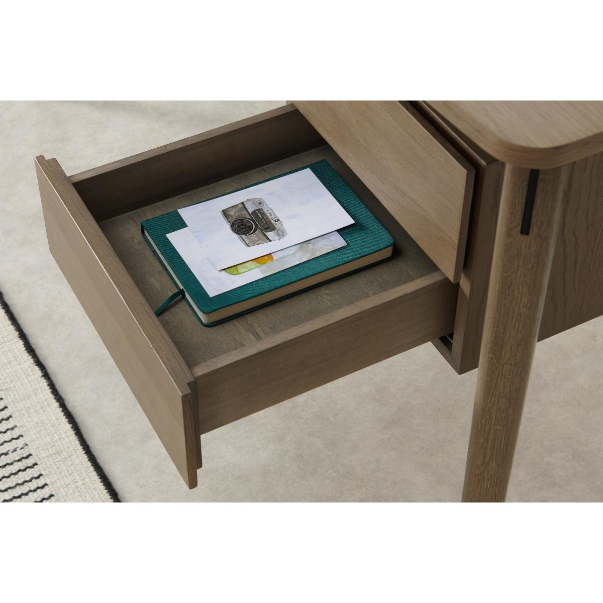 Mellor Desk, Dark Stain Oak & Textured Charcoal – image 5