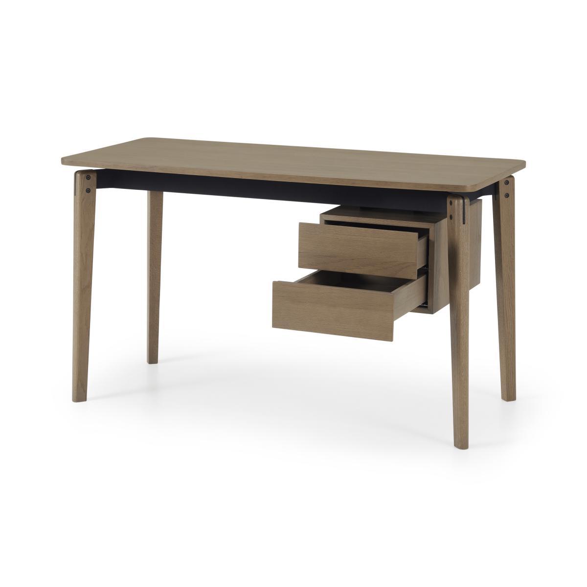 Mellor Desk, Dark Stain Oak & Textured Charcoal – image 6