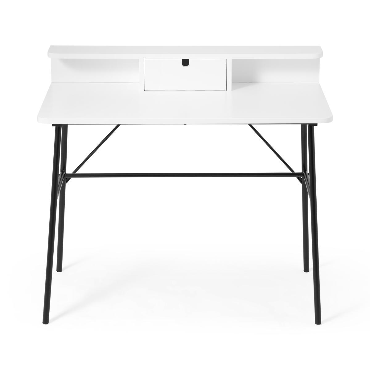 Pascal Desk, White & Black – image 2