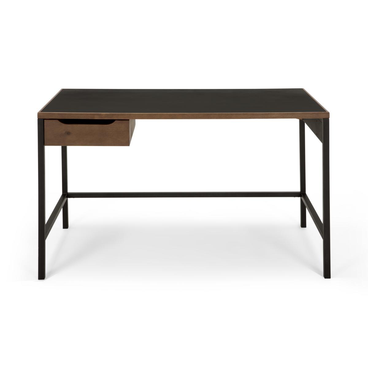 Depot Desk, Dark Stain Pine Wood – image 2