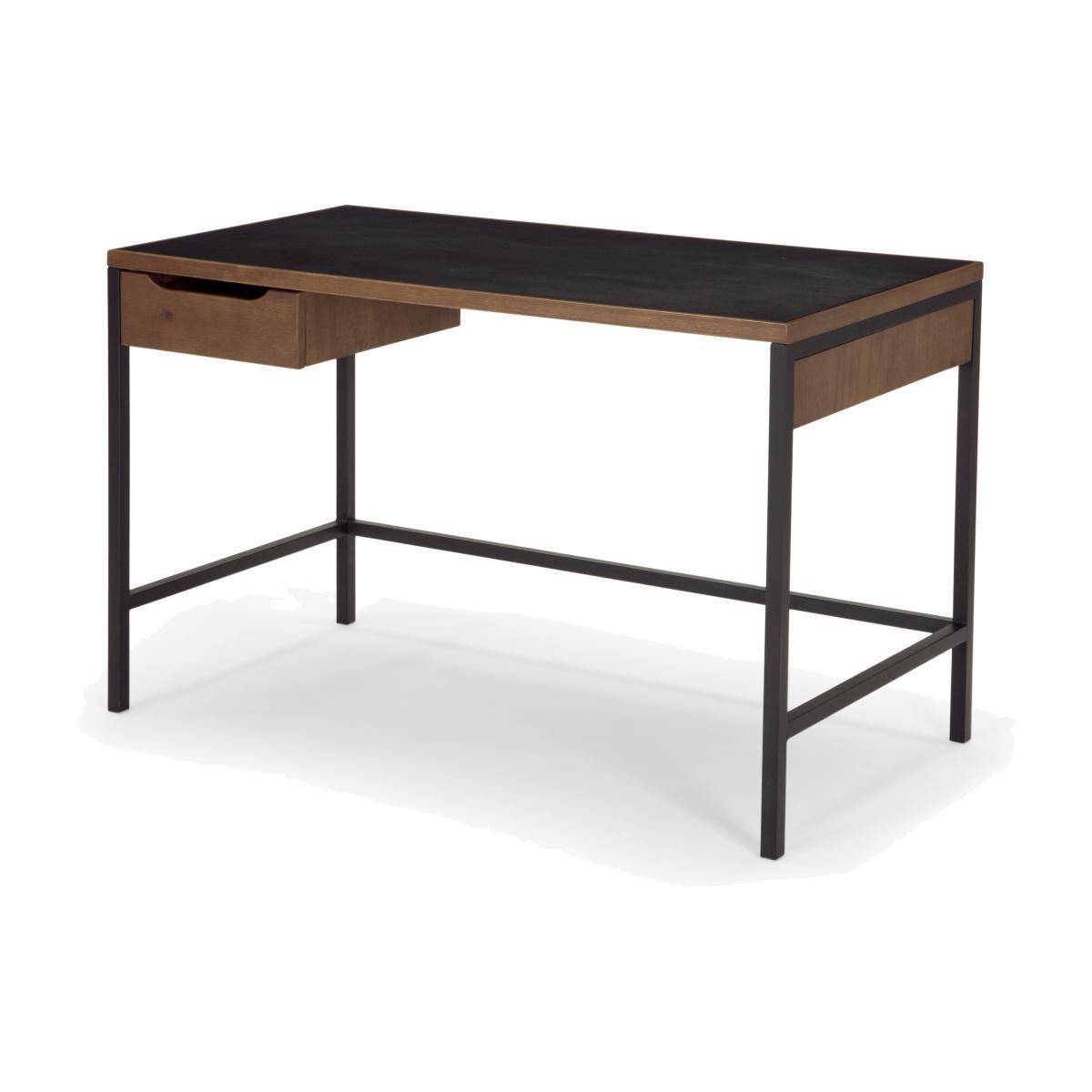 Depot Desk, Dark Stain Pine Wood – image 1