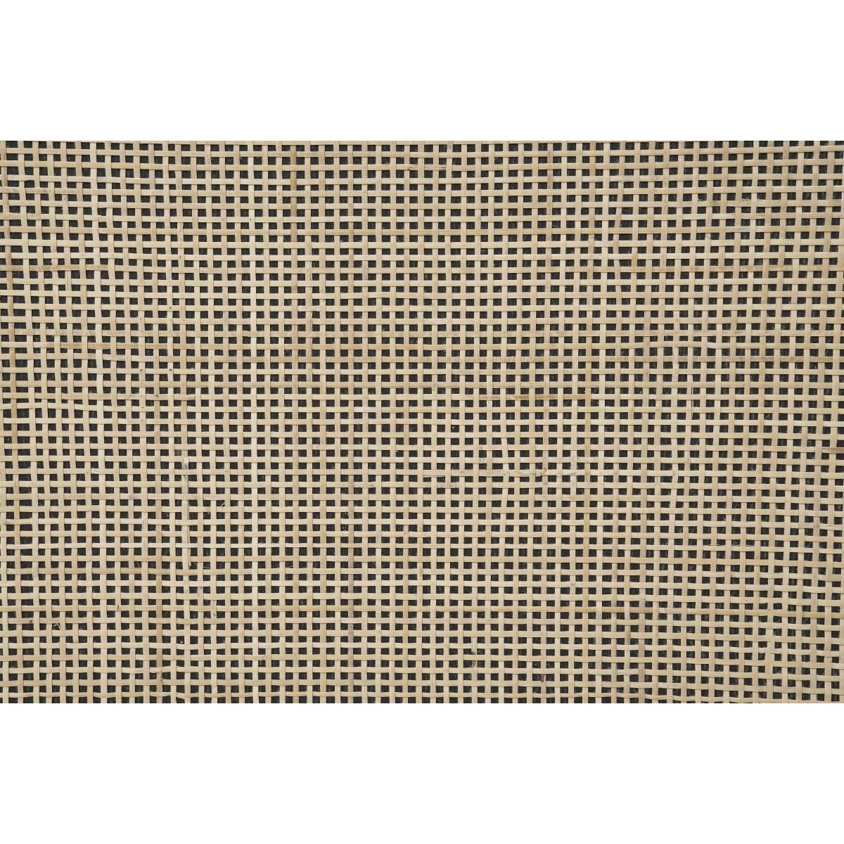 Pavia Wide Desk, Natural Rattan & Black Wood Effect – image 7