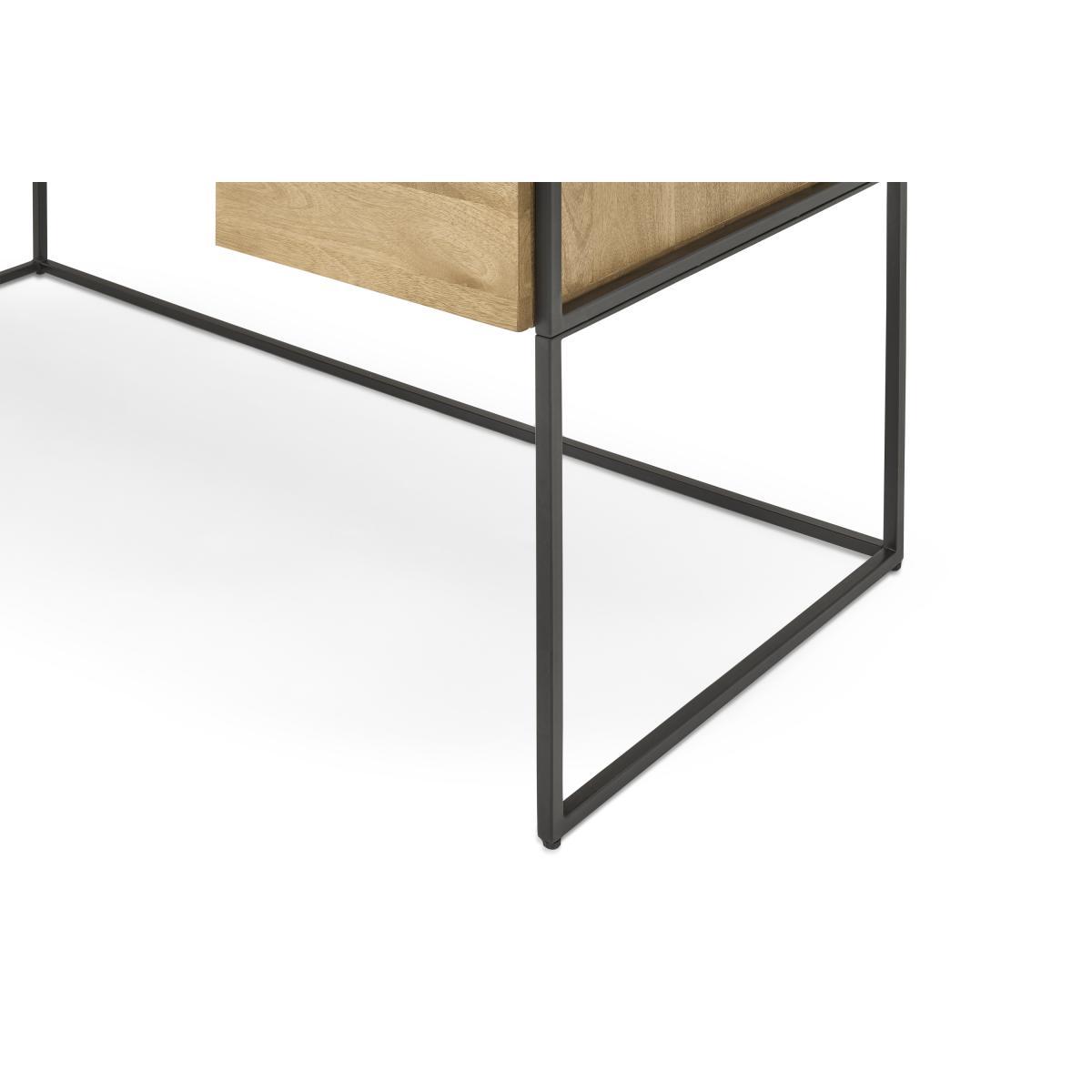 Kilby Desk, Light Mango Wood & Clear Glass – image 7