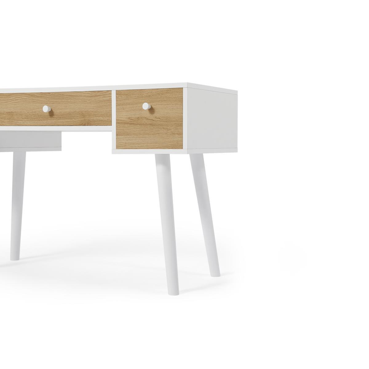 Larsen Desk, Oak Effect & White – image 6