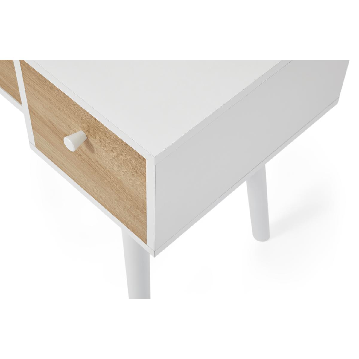 Larsen Desk, Oak Effect & White – image 7