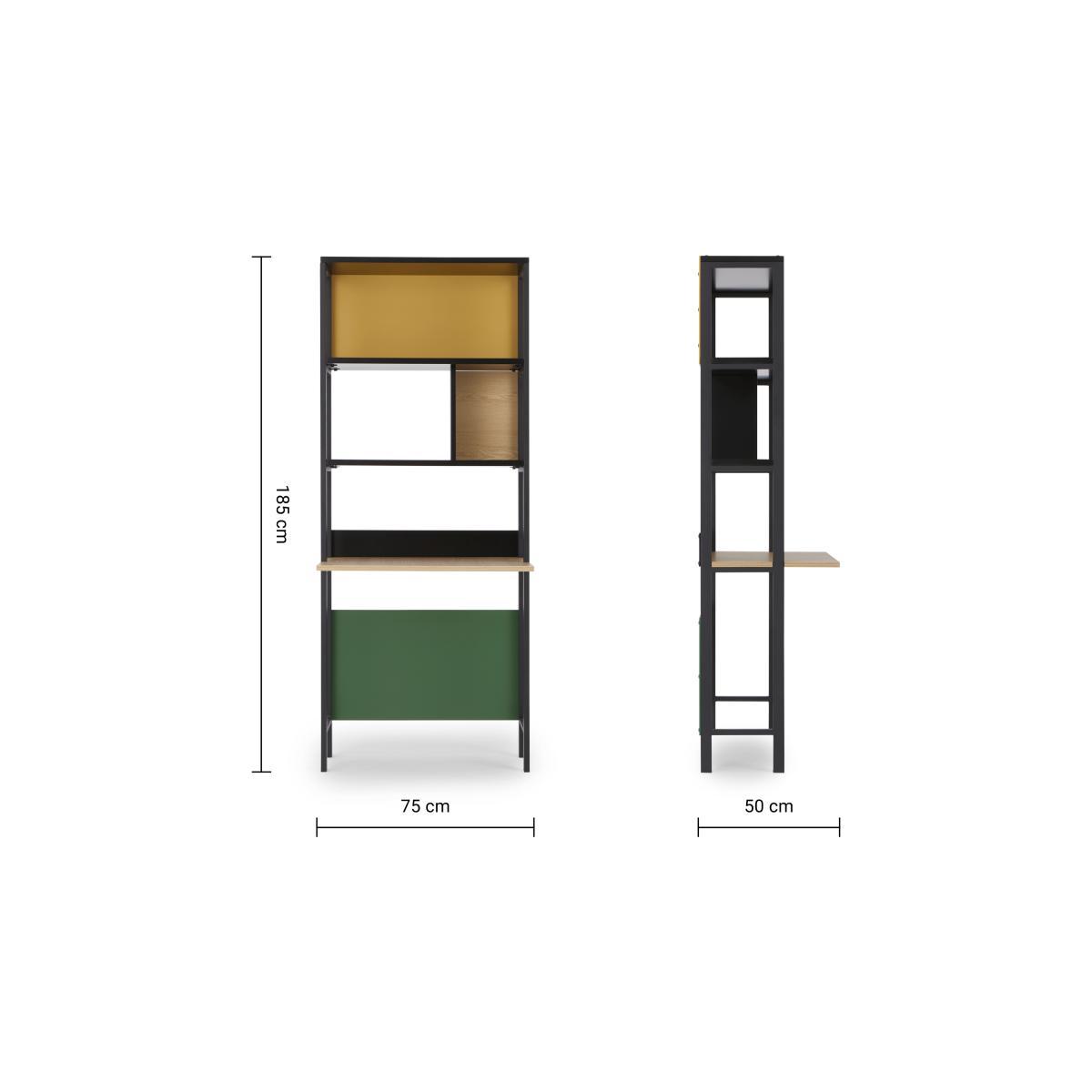 Duncan Storage Desk, Multicolour – image 9