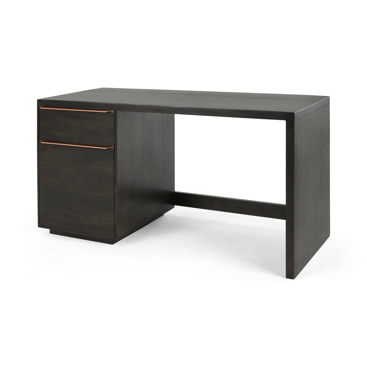 Anderson Desk, Mocha Mango Wood & Copper – image 3