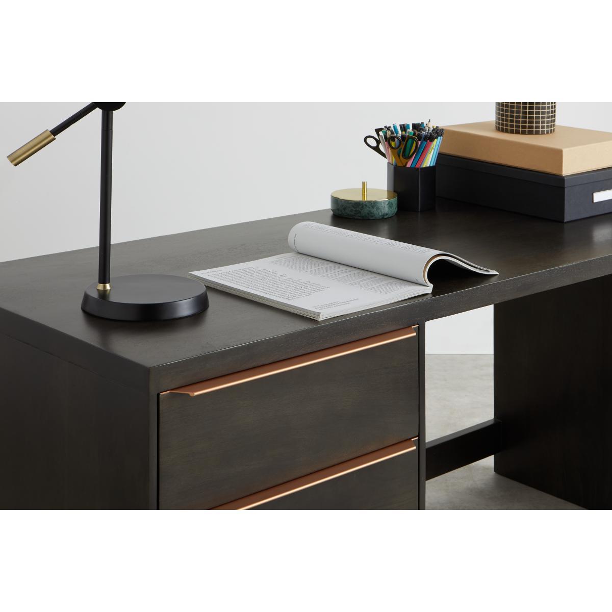 Anderson Desk, Mocha Mango Wood & Copper – image 7