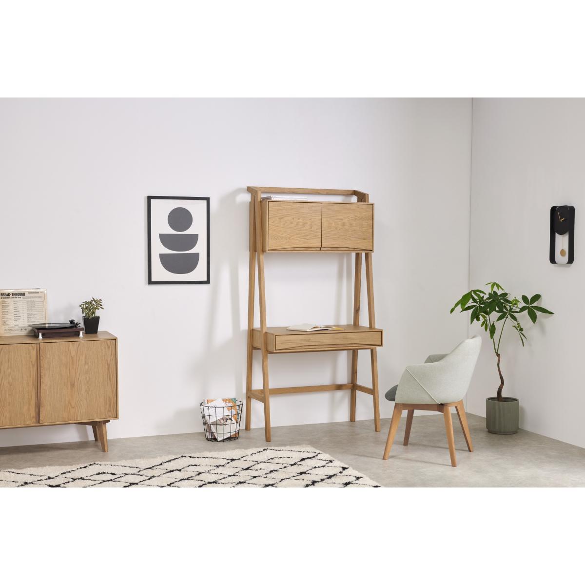 Wingrove Storage Desk, French Oak – image 4