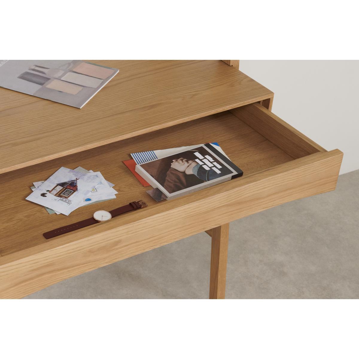Wingrove Storage Desk, French Oak – image 5