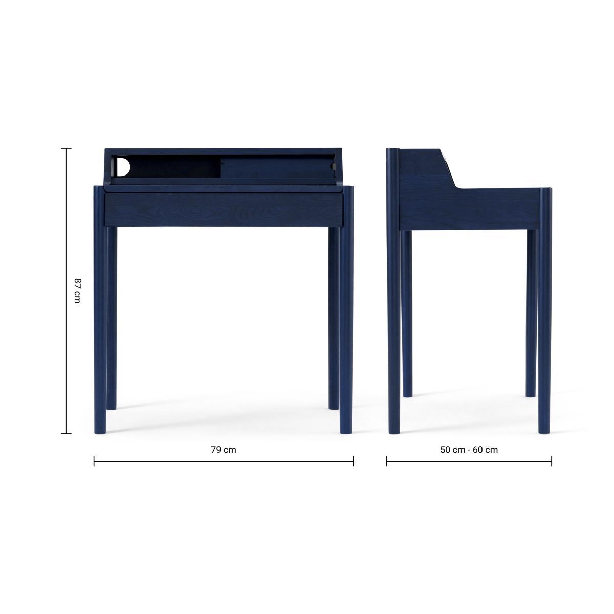 Leonie Compact Desk, Blue Stain Oak – image 10