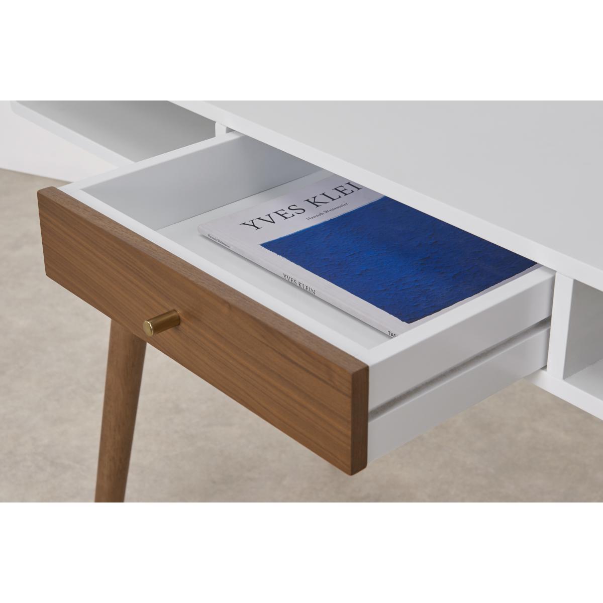 Edelweiss Desk, Walnut and Brass – image 6
