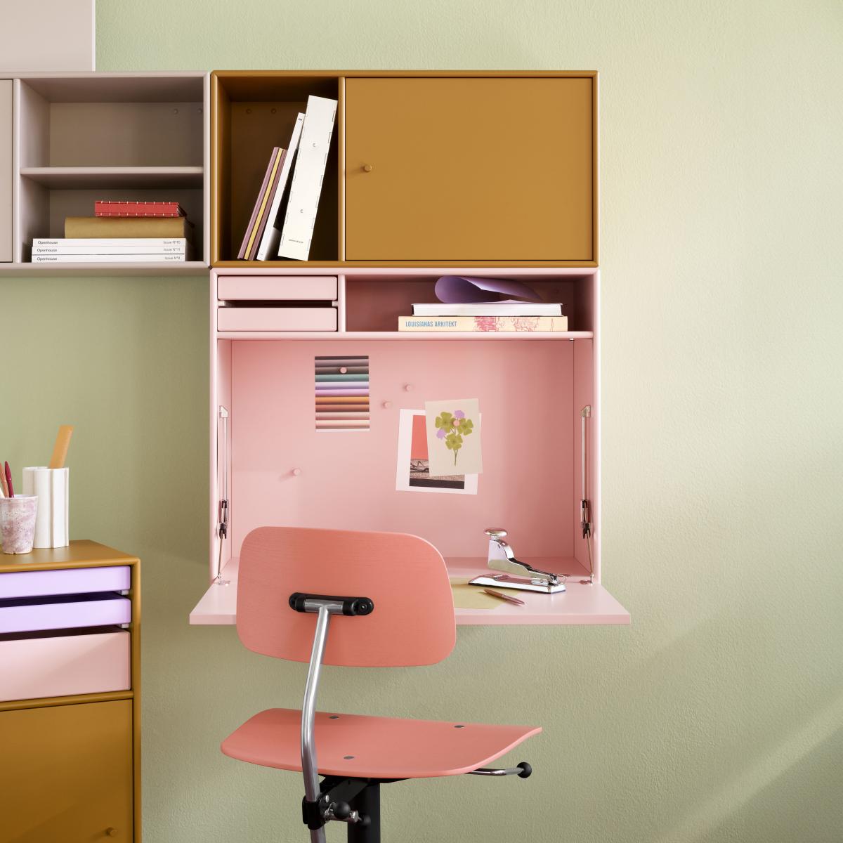 Studio Wall writing desk wood blue - MONTANA – image 3
