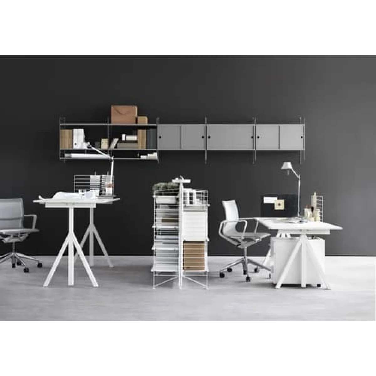 String Works™ Legs - For desk - Motorized by String Furniture White – image 3