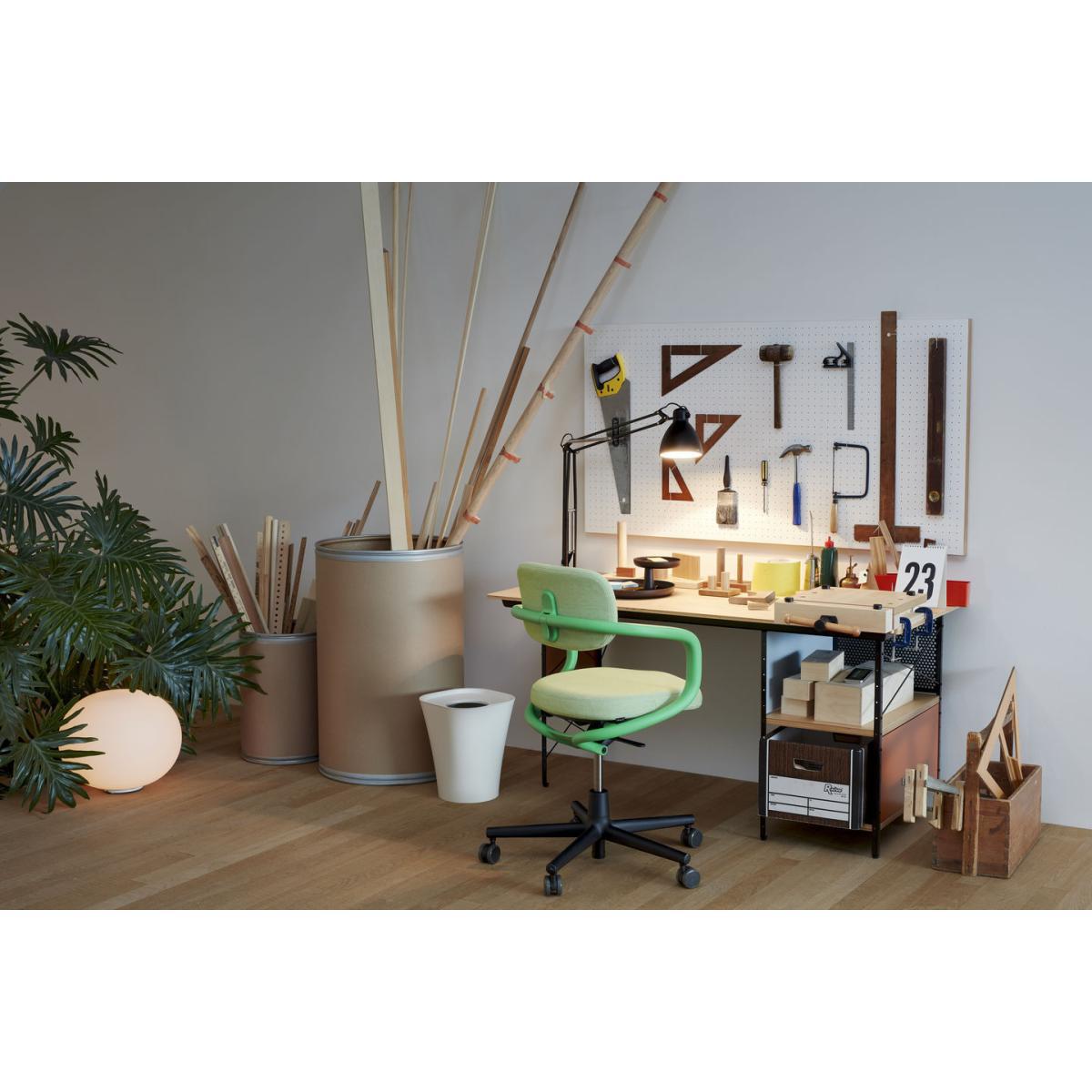 Eames Desk Unit EDU Desk - / Eames, 1949 - L 152.5 cm by Vitra Multicoloured – image 4