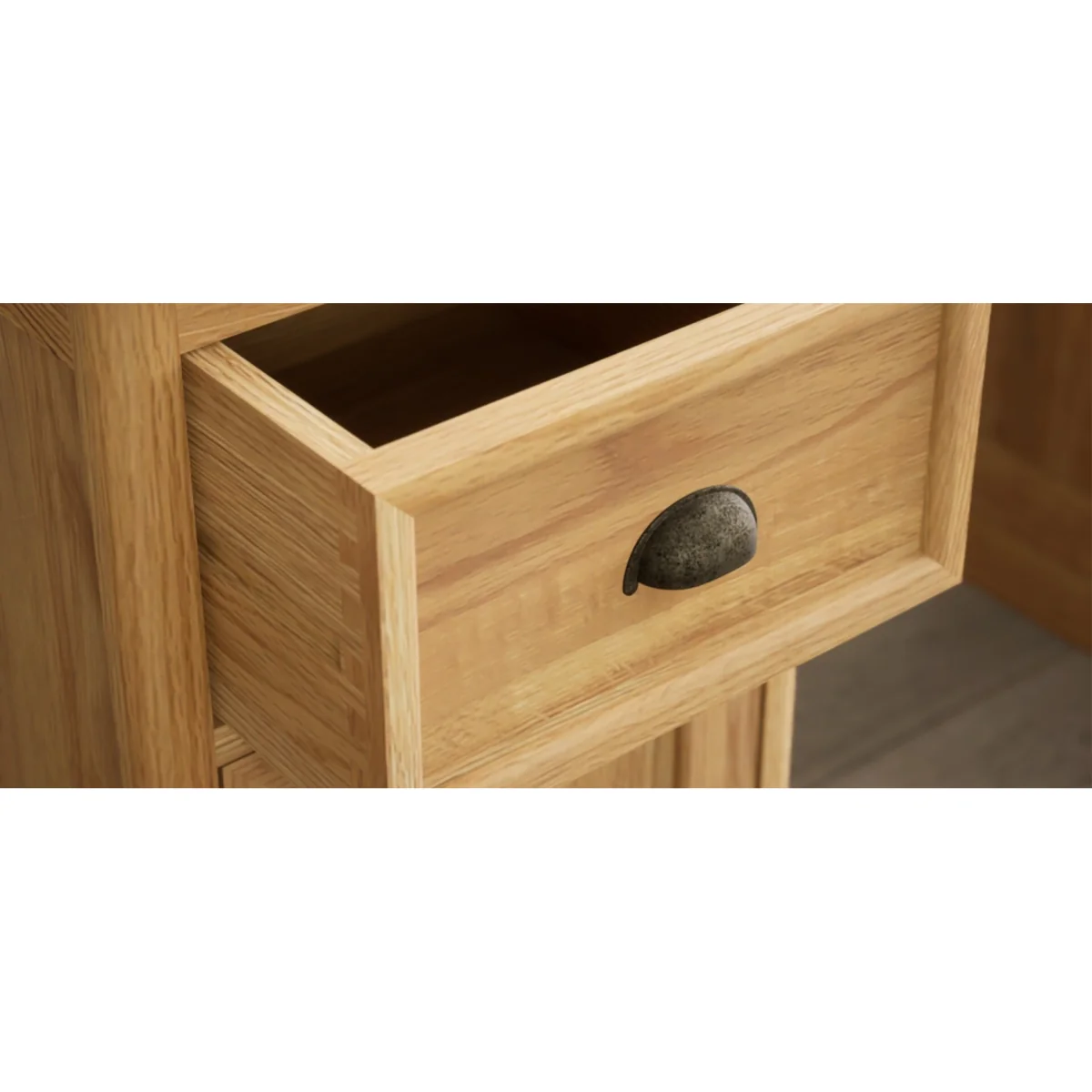 Bridstow Solid Oak Computer Desk – image 12