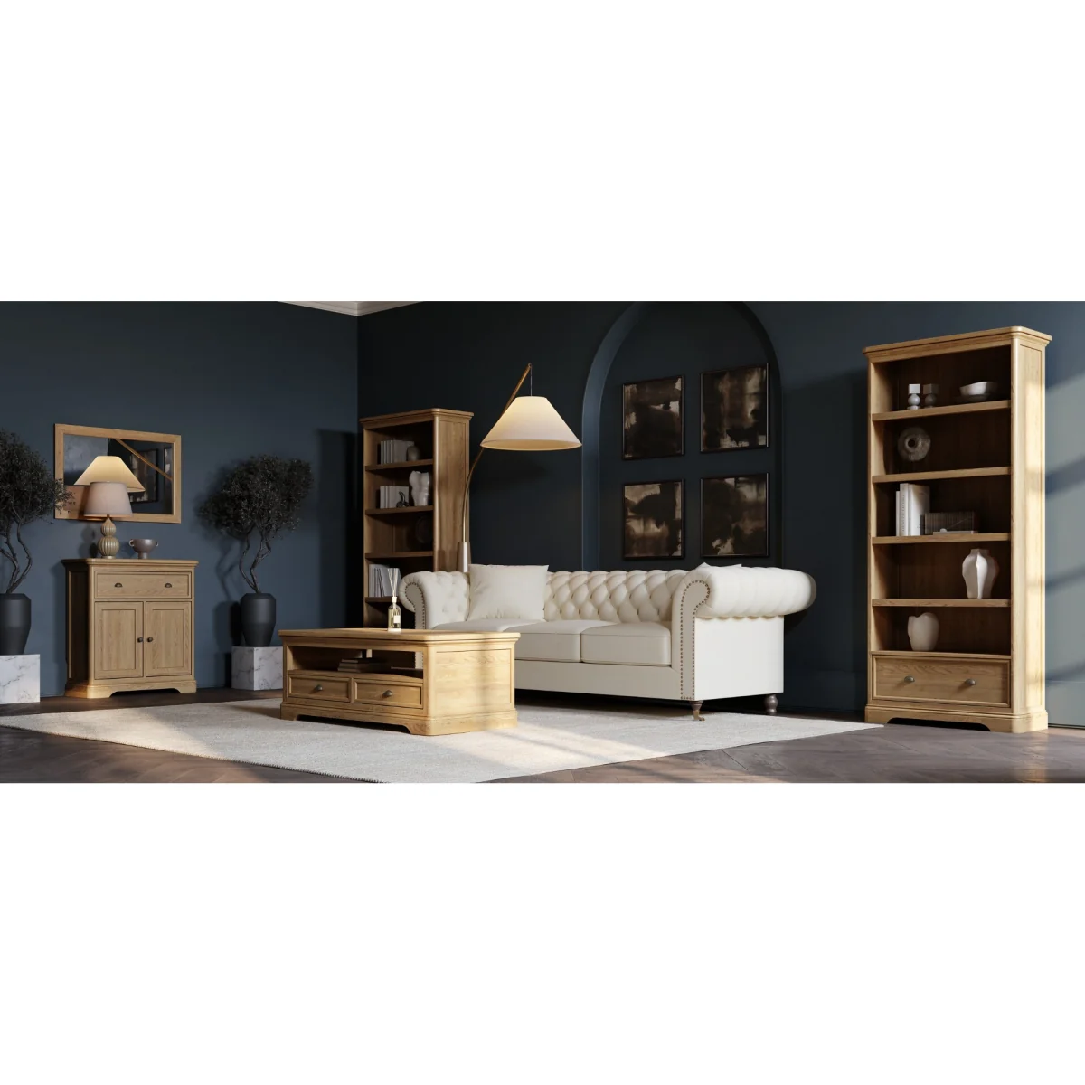 Bridstow Solid Oak Computer Desk – image 13