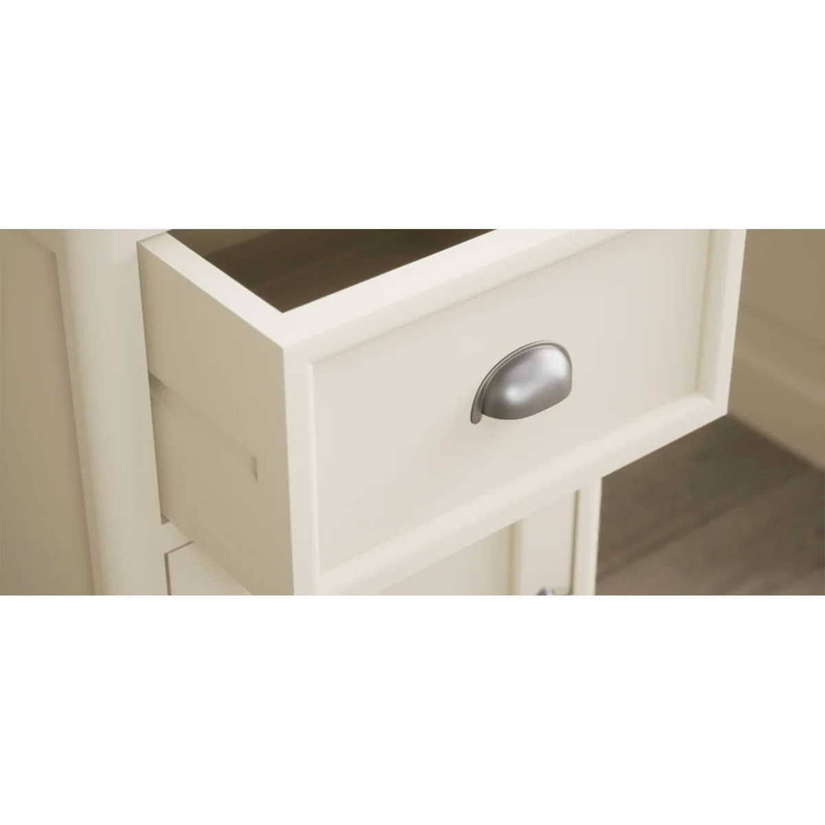 Bridstow Oak and Cream Painted Computer Desk – image 11