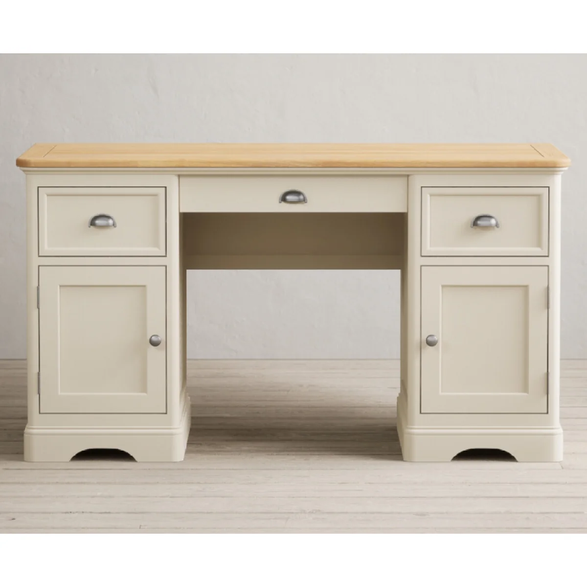 Bridstow Oak and Cream Painted Computer Desk – image 5