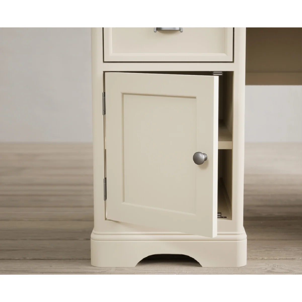 Bridstow Oak and Cream Painted Computer Desk – image 7
