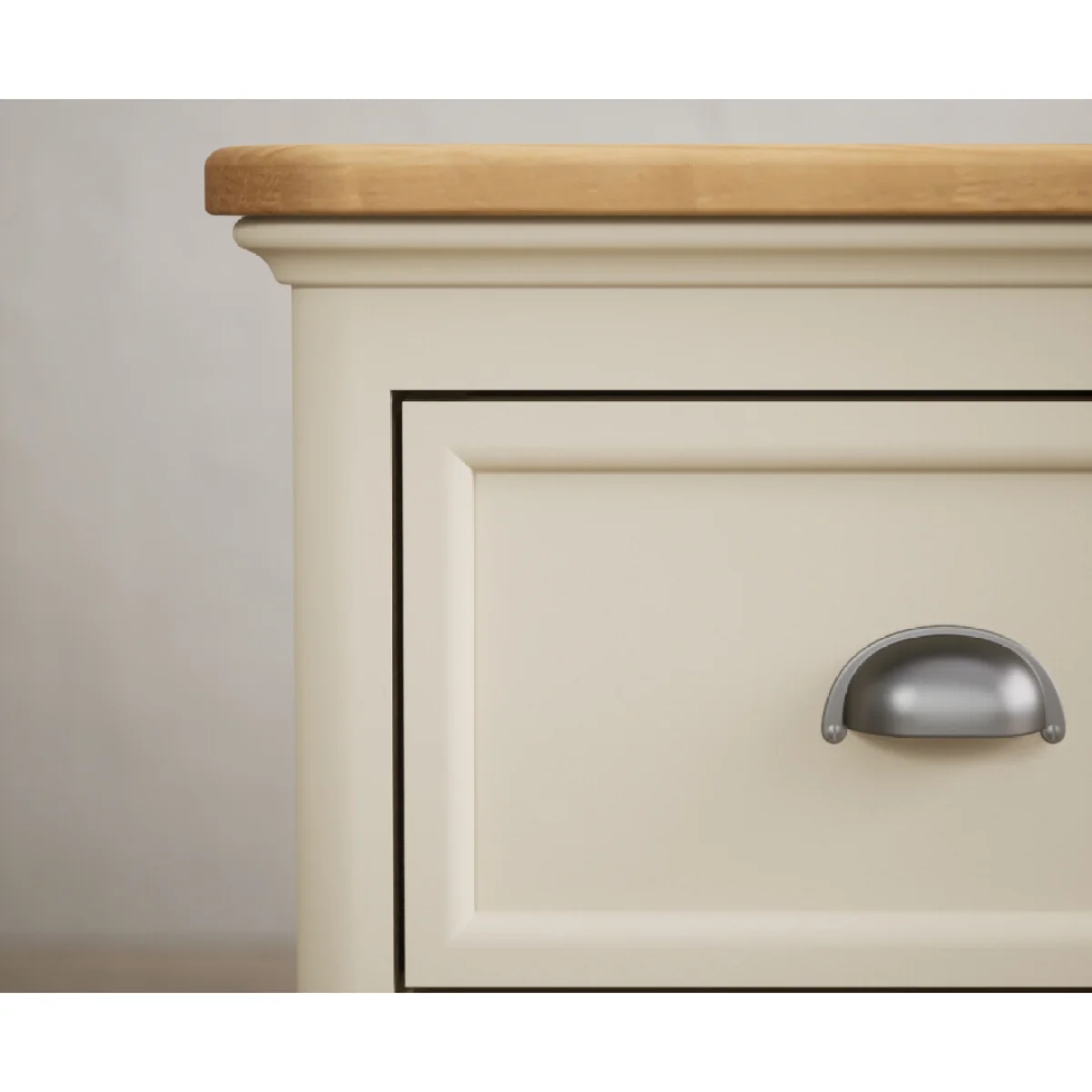 Bridstow Oak and Cream Painted Computer Desk – image 8