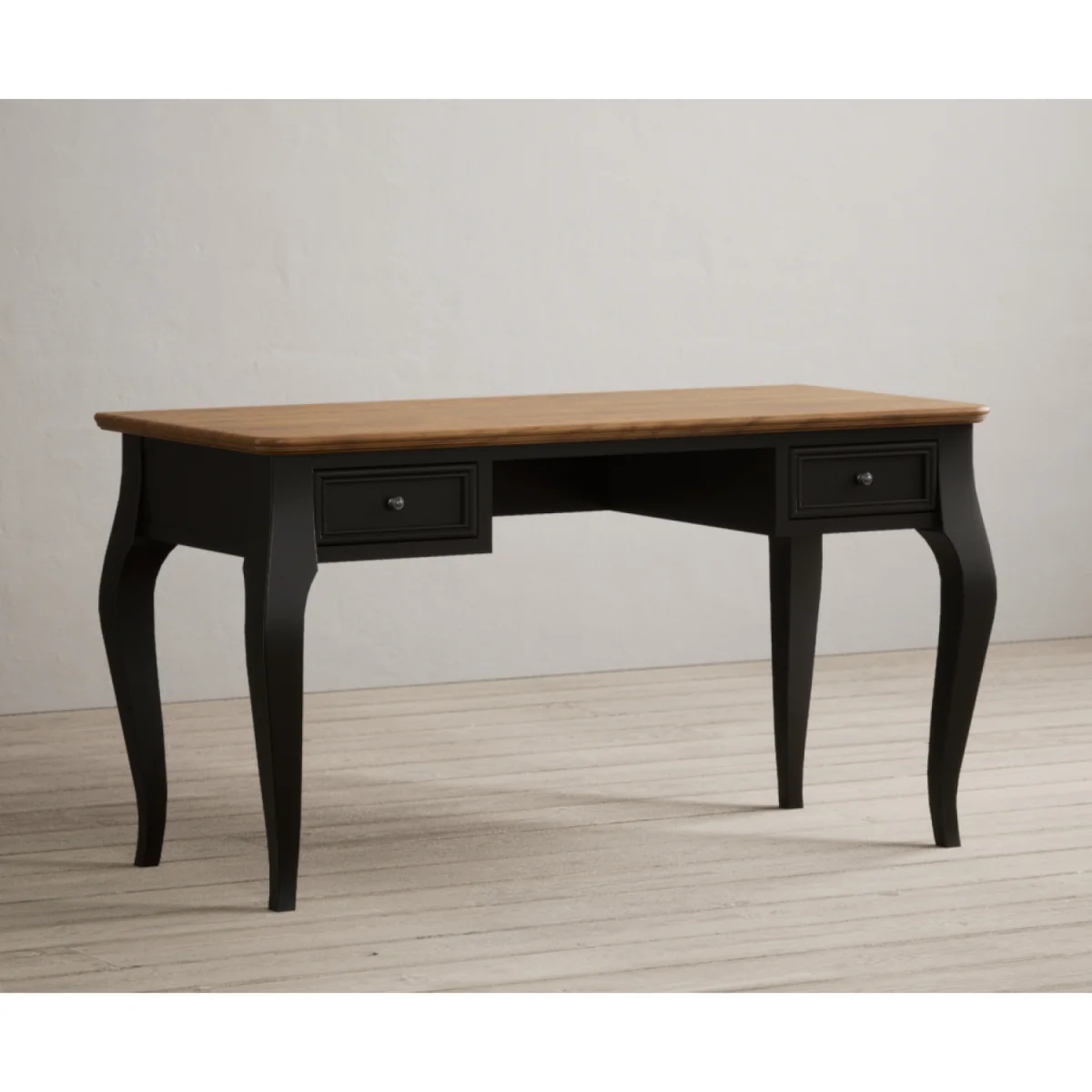 Chateau Noir Oak and Black Painted Computer Desk – image 6