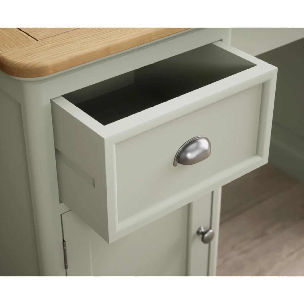 Bridstow Soft Green Painted Computer Desk – image 6