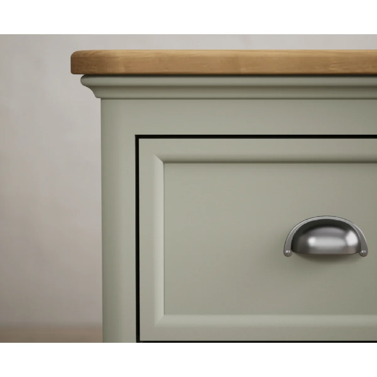 Bridstow Soft Green Painted Computer Desk – image 8