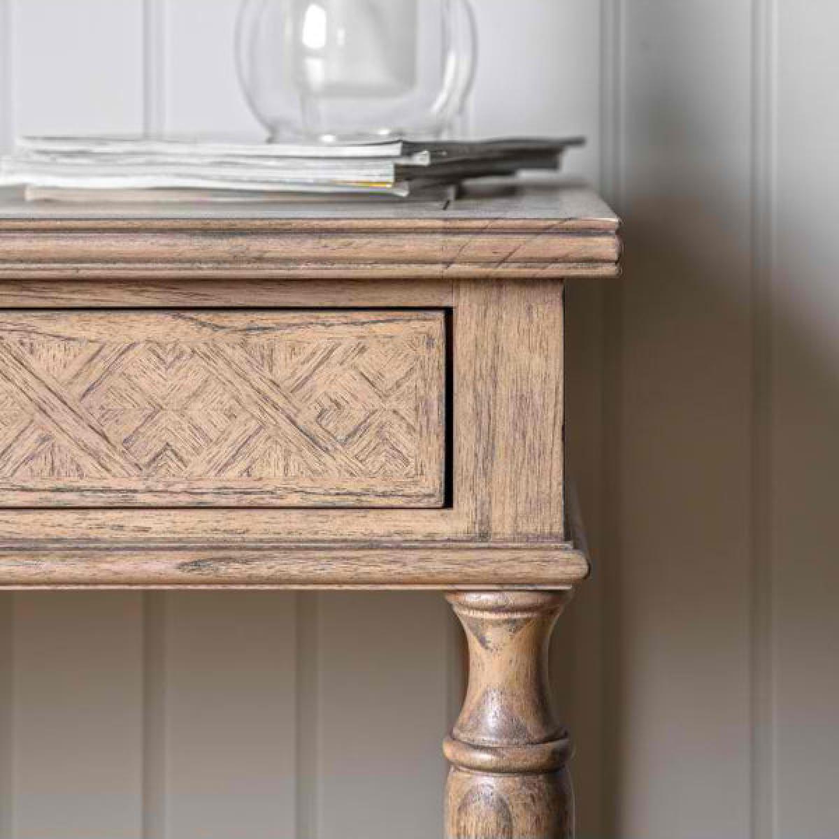 Gallery Interiors Mustique 2 Drawer Desk – image 3