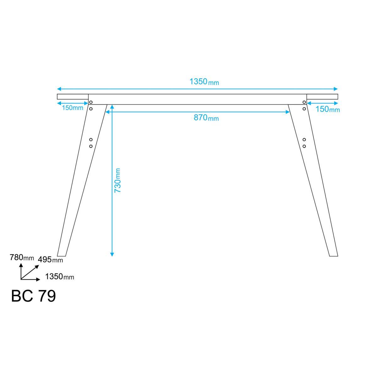 Oslo White Computer Desk – image 4