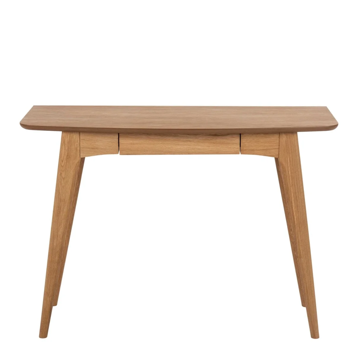 Milan Veneer Desk with Integrated Drawer - Neutral – image 3