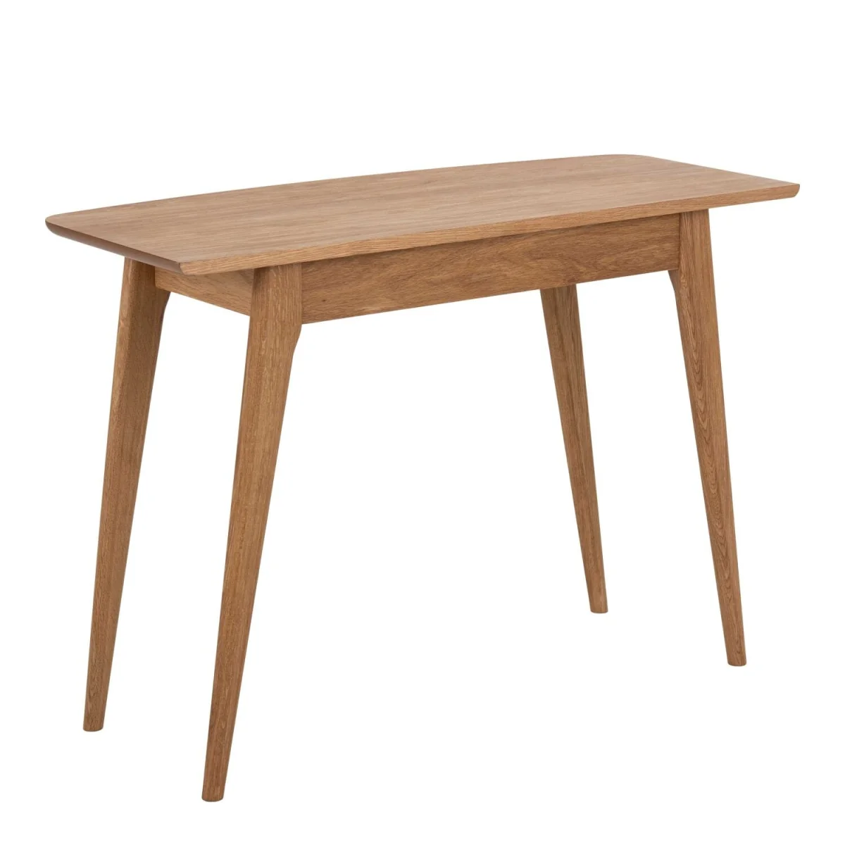 Milan Veneer Desk with Integrated Drawer - Neutral – image 4