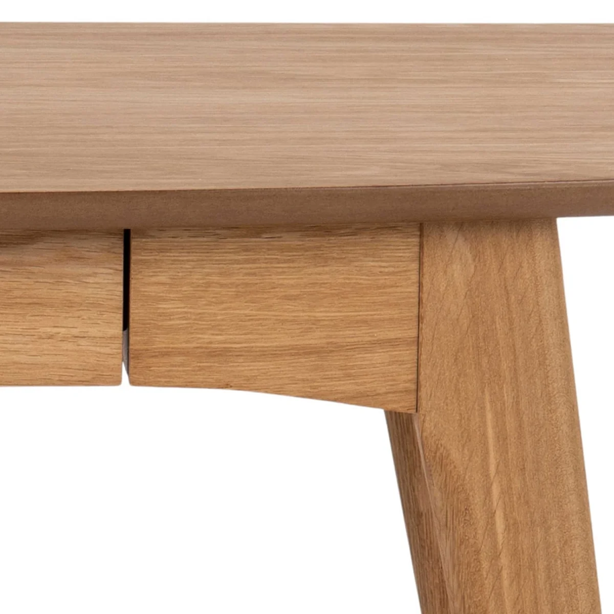 Milan Veneer Desk with Integrated Drawer - Neutral – image 5