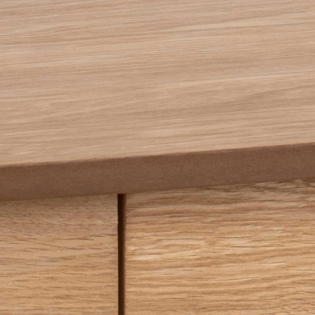 Milan Veneer Desk with Integrated Drawer - Neutral – image 6