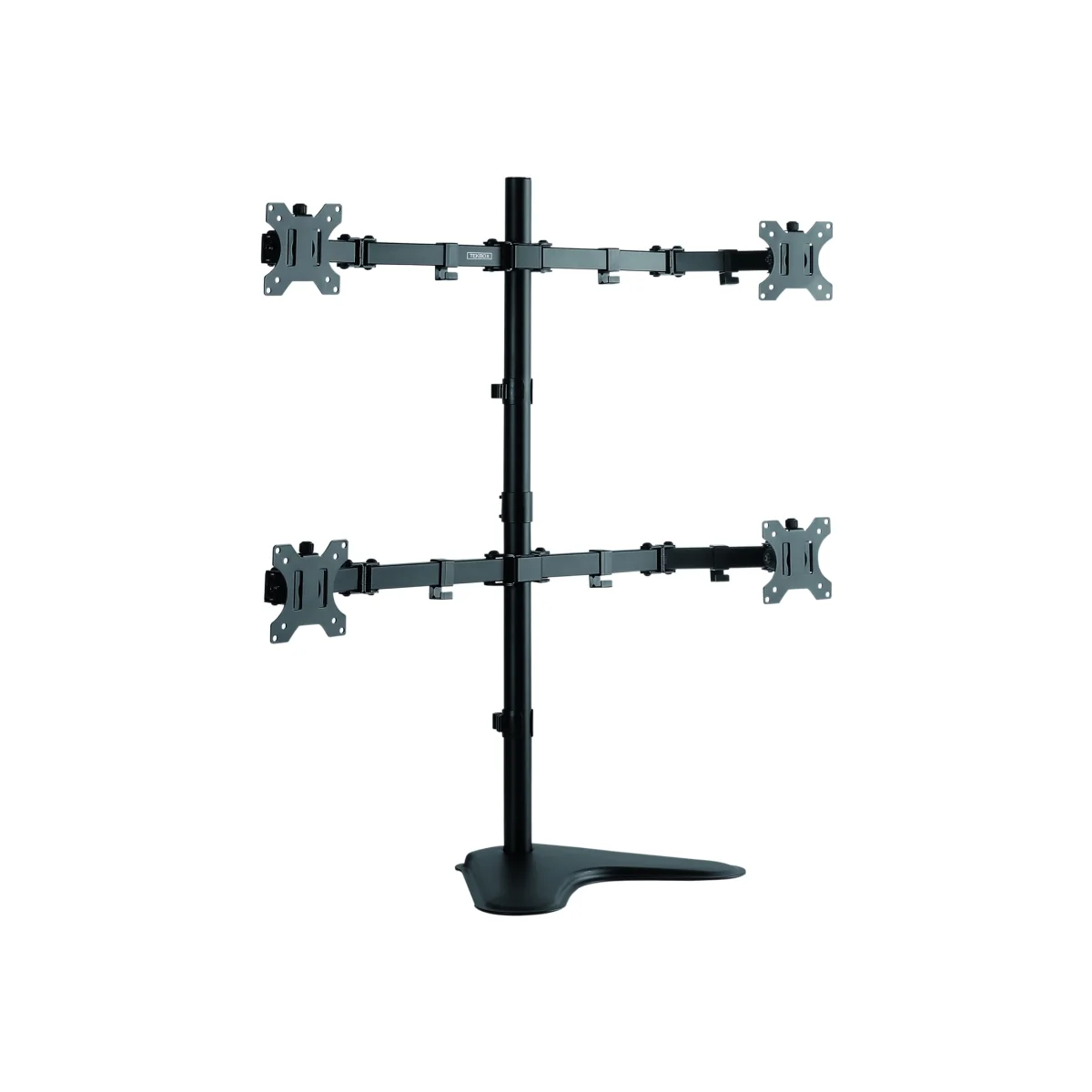 TekBox Quad Screen Monitor Mount - Black