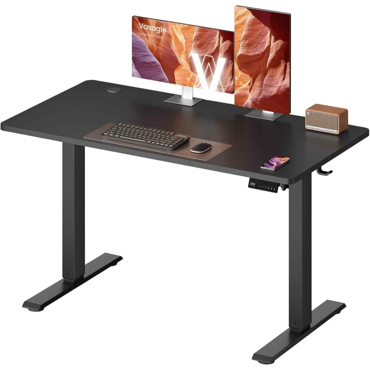 Electric Standing Desk Memory Function, Black - Black – image 3