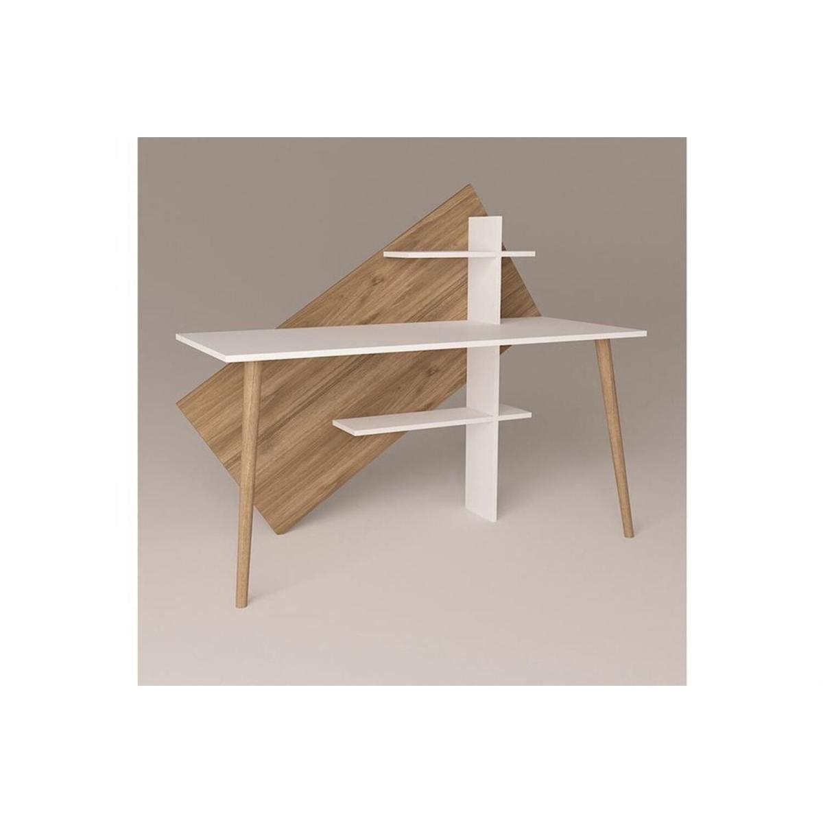 Rzgar Computer Desk - Anthracite & Oak – image 2